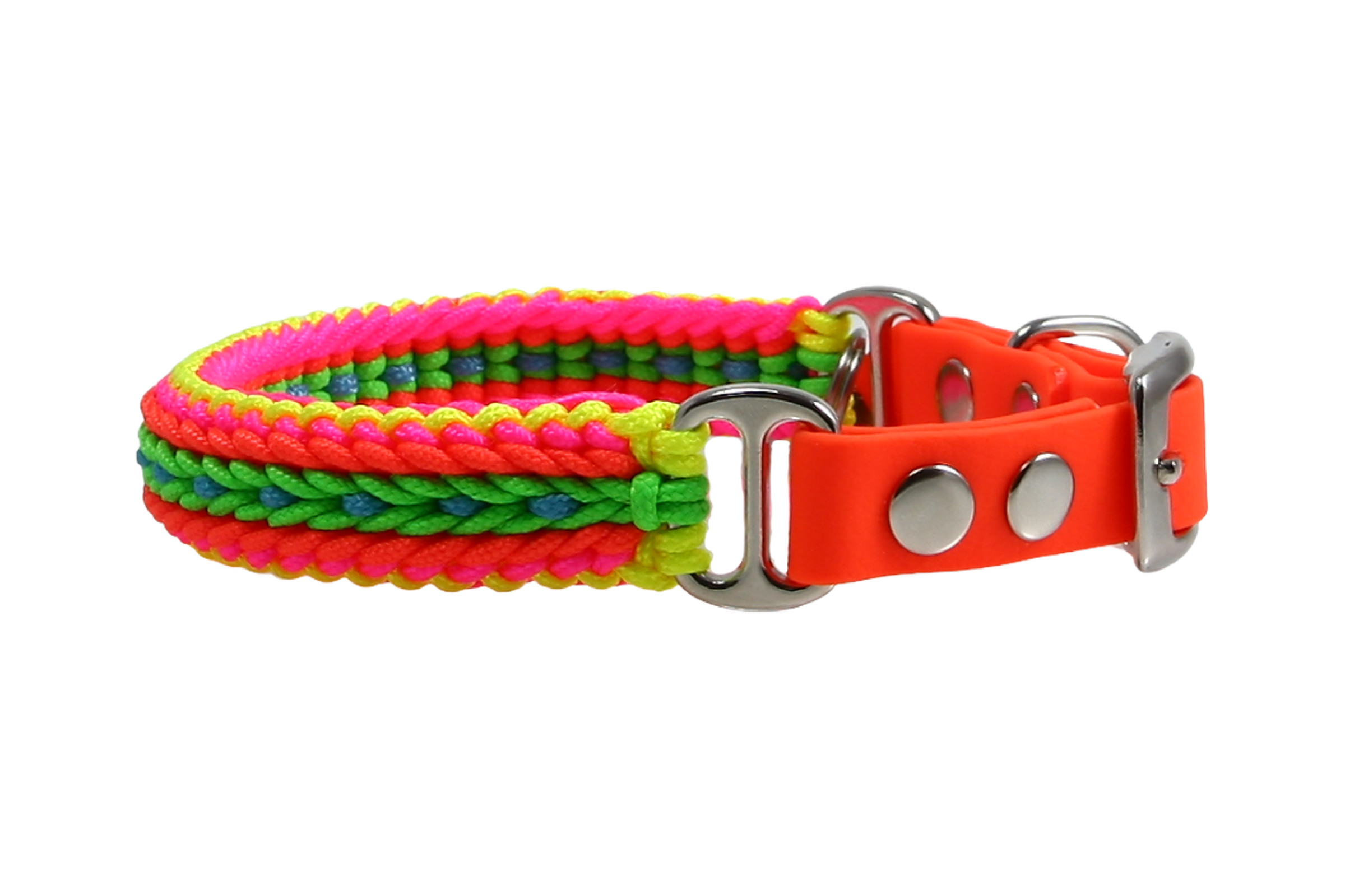 Paracord Hundehalsband Neolette X-I für kleine Hunde 
