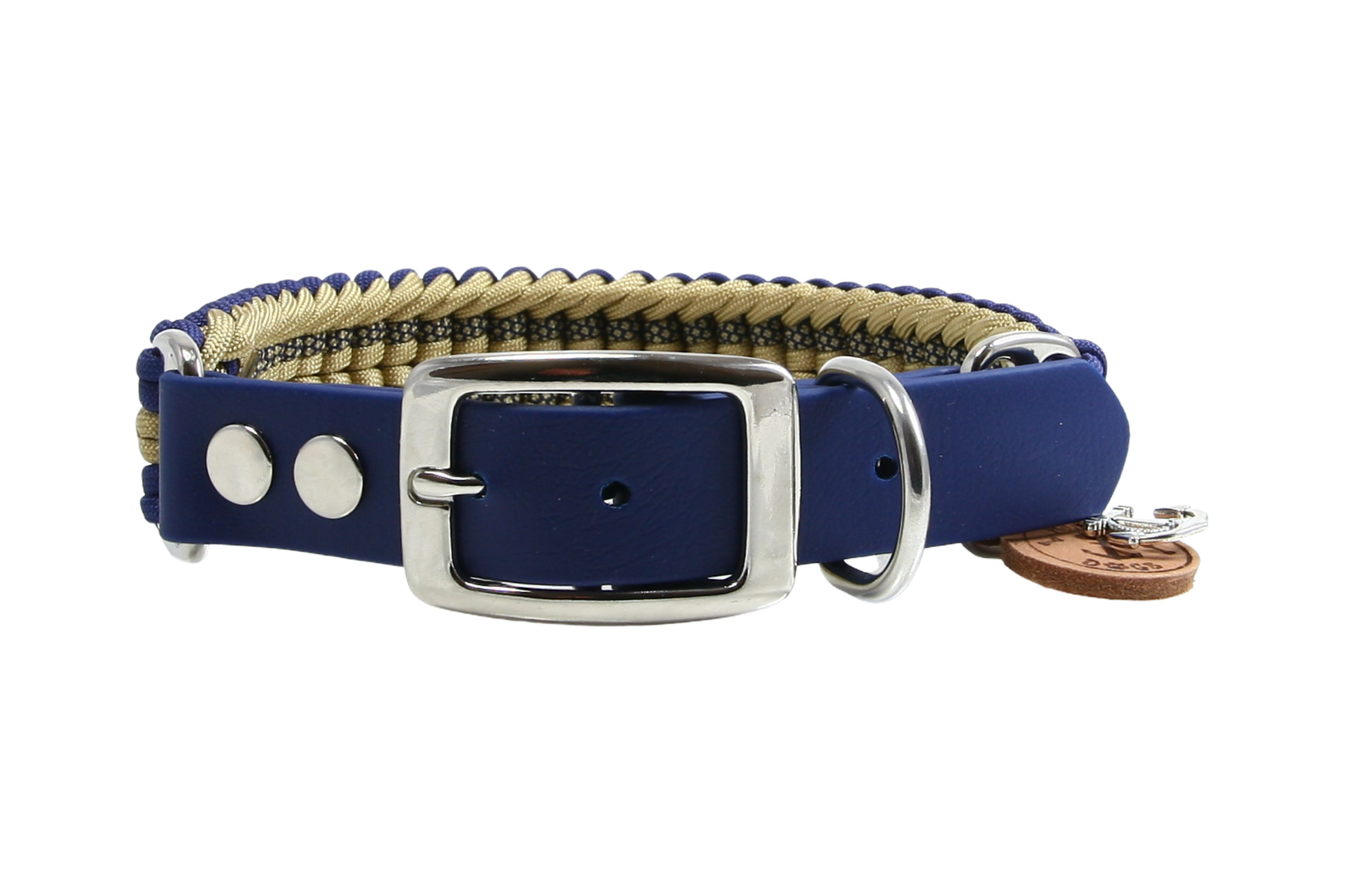 Paracord Hundehalsband Komondur- Captain X-III für mittelgroße und große Hunde  