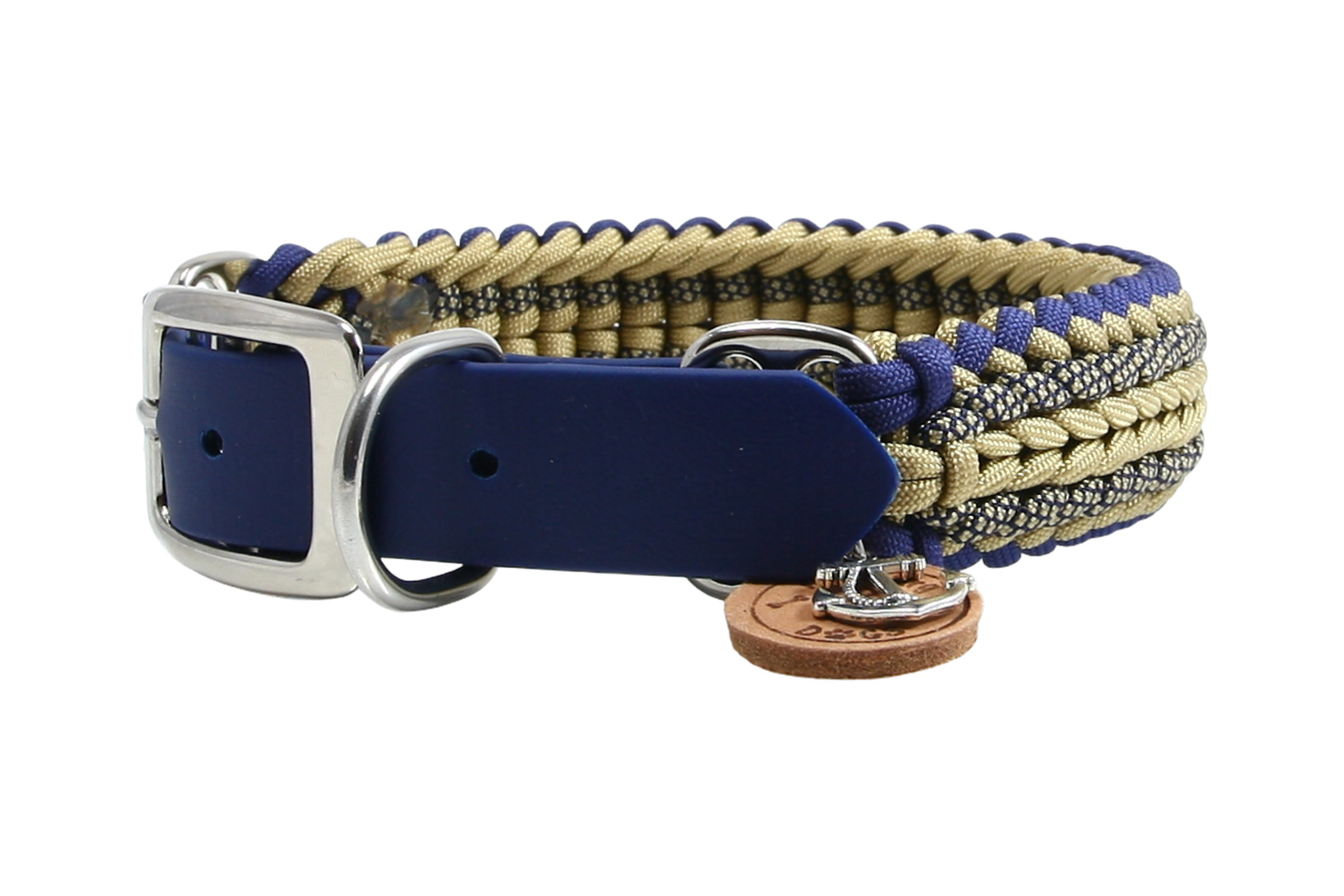 Paracord Hundehalsband Komondur- Captain X-III für mittelgroße und große Hunde  