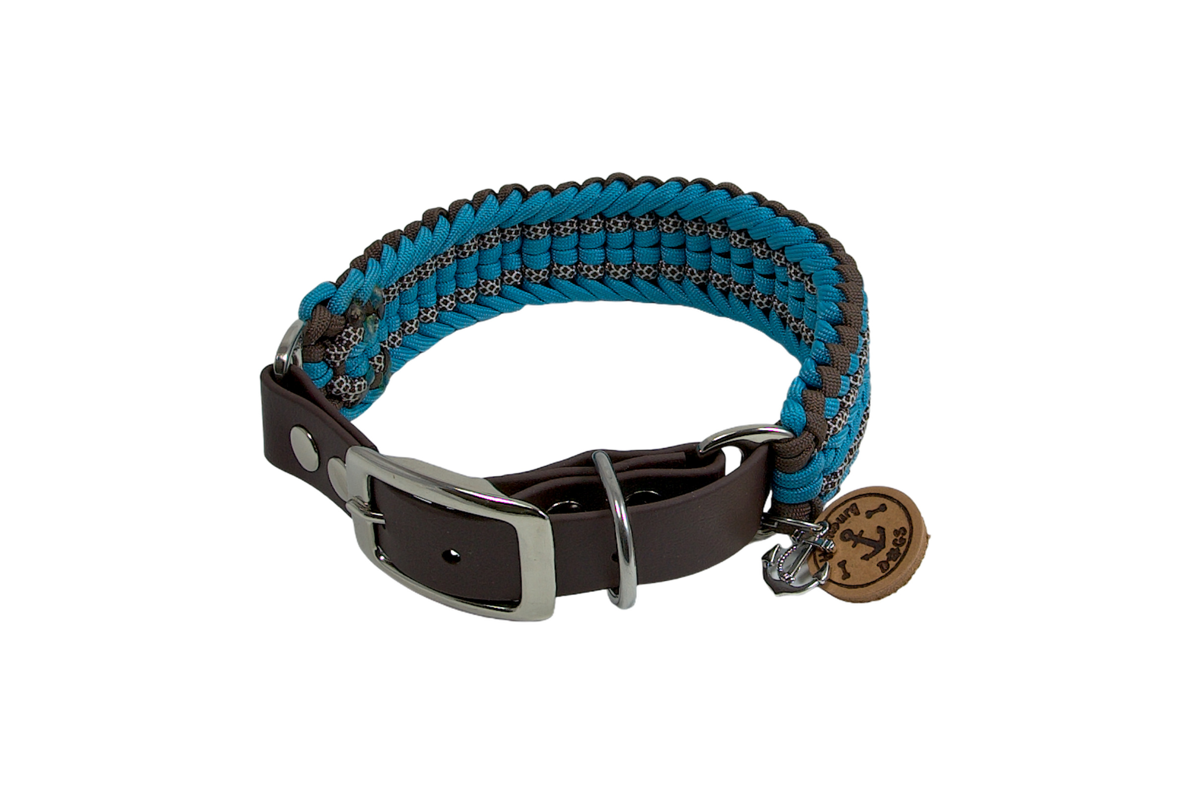 Paracord Hundehalsband Marinizz X-III für mittelgroße und große Hunde  