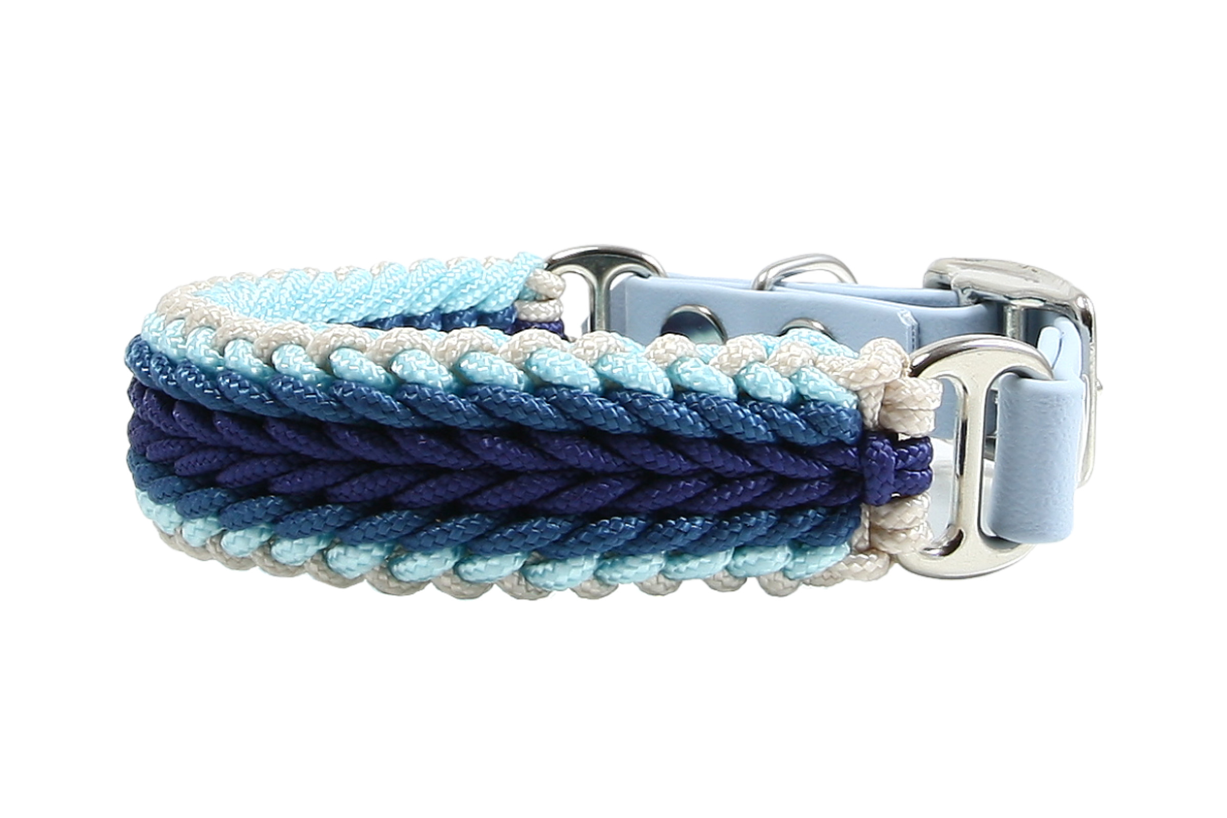 Paracord Hundehalsband Azurac X-II für mittelgroße Hunde