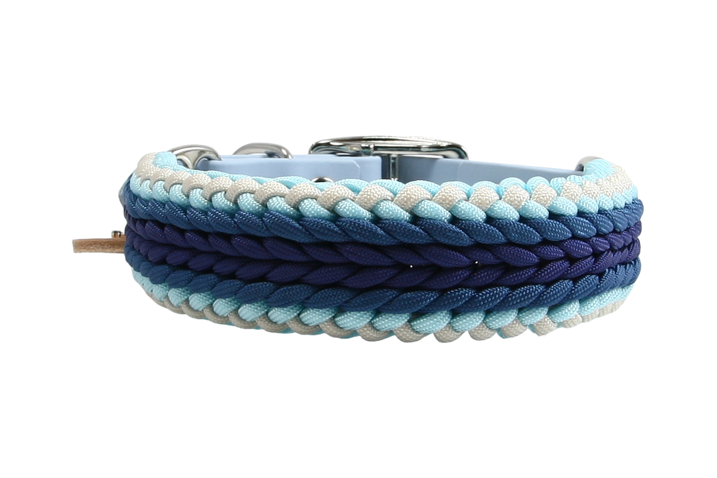 Paracord Hundehalsband Azurac X-III für mittelgroße und große Hunde  