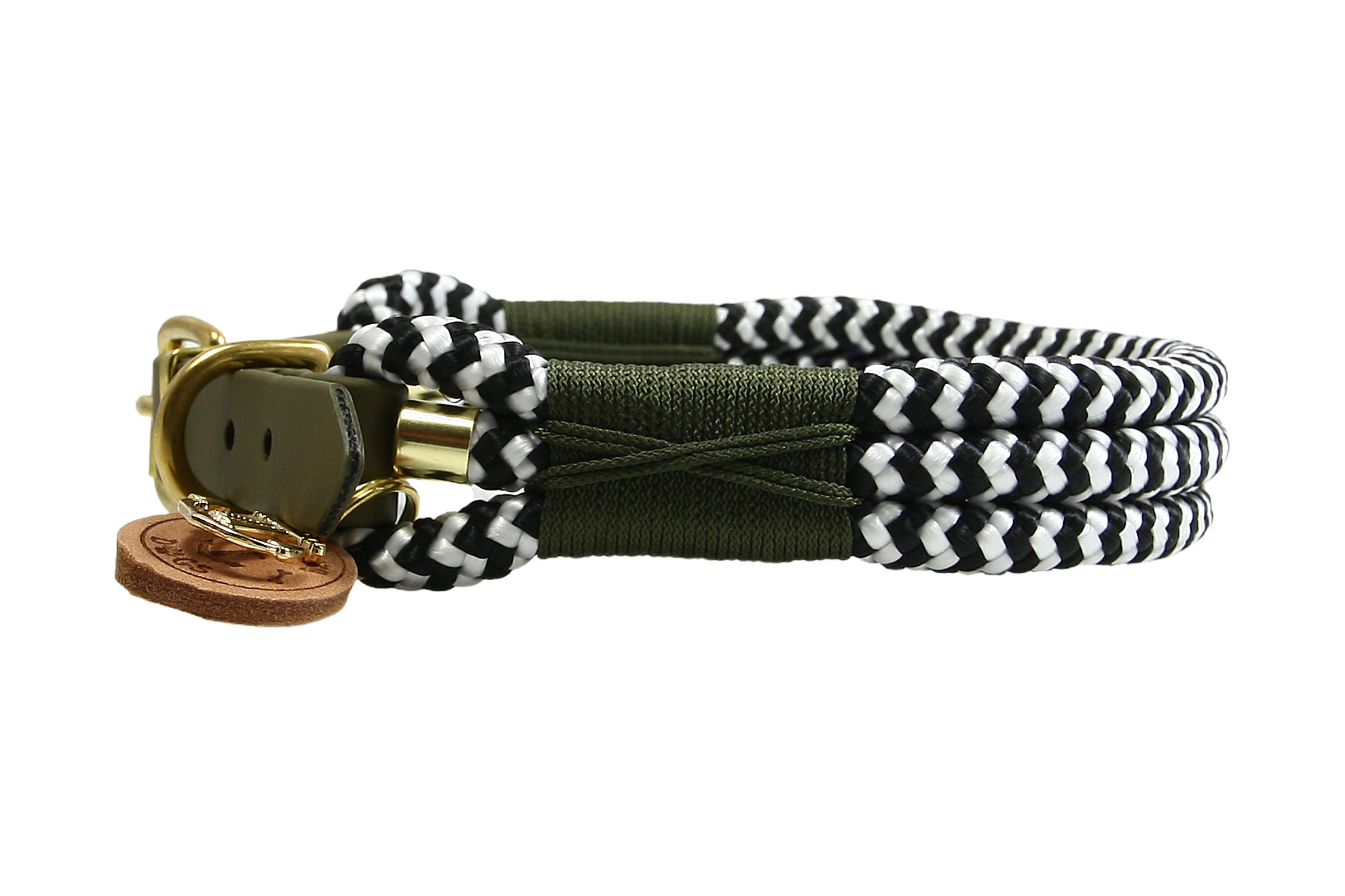 Hundehalsband Zebra Roots