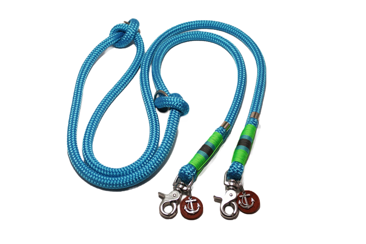 Tauwerk- Führleine Big One Meerblau