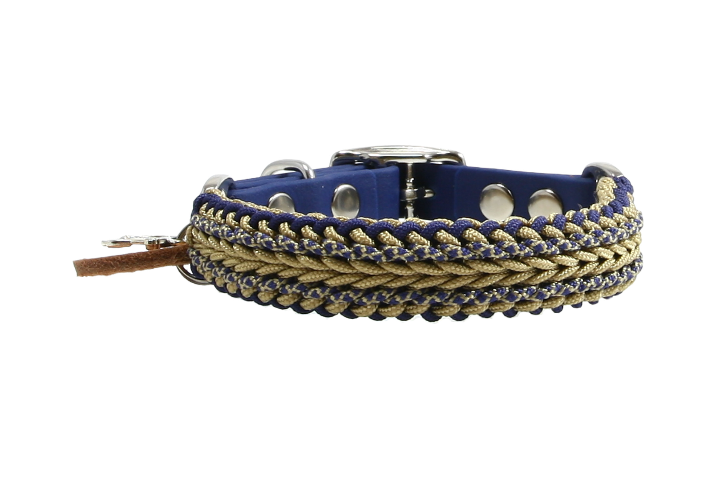 Paracord Hundehalsband Komondur- Captain X-I für kleine Hunde