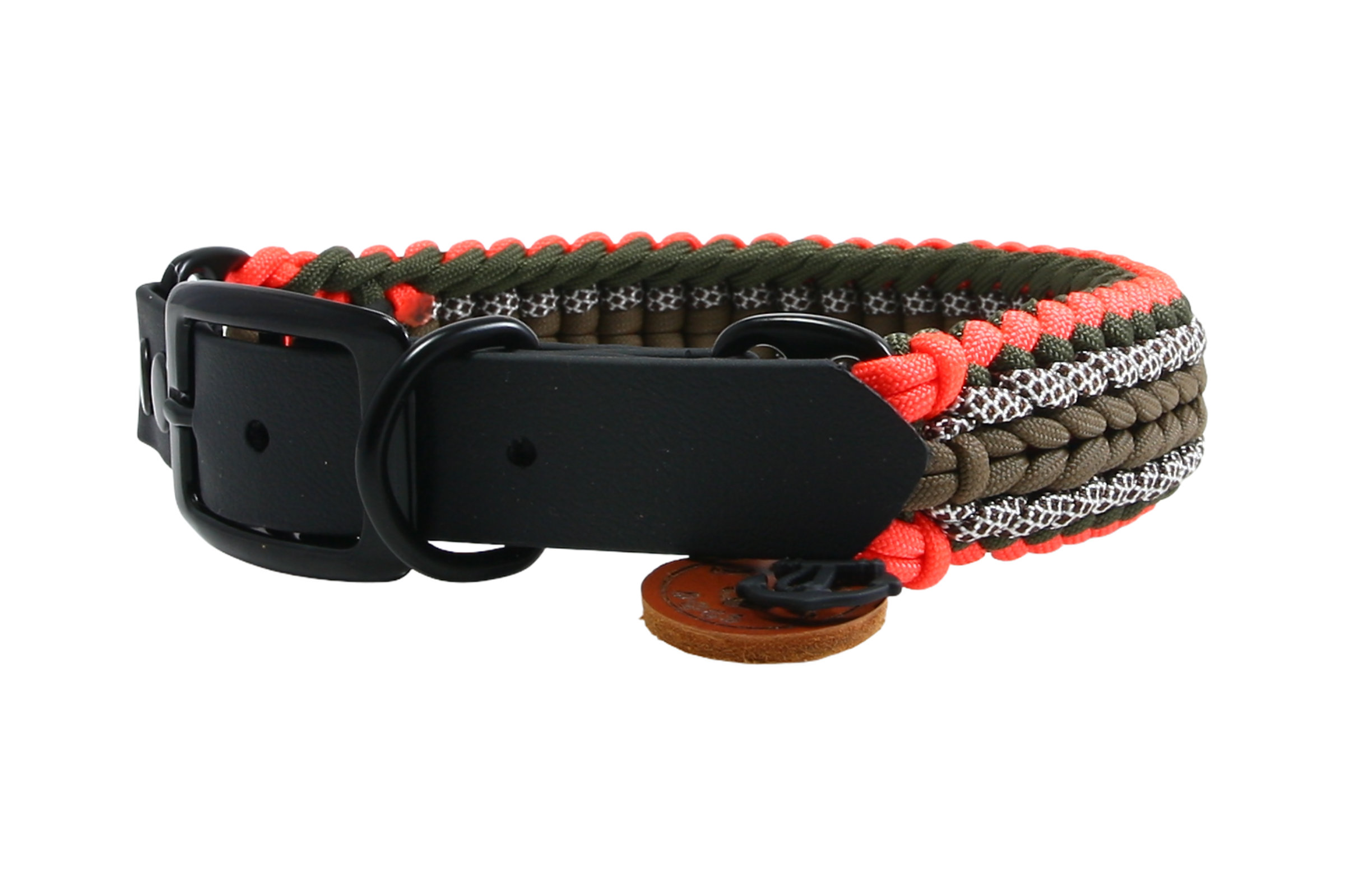 Paracord Hundehalsband Huntain XIII für mittelgroße und große Hunde  