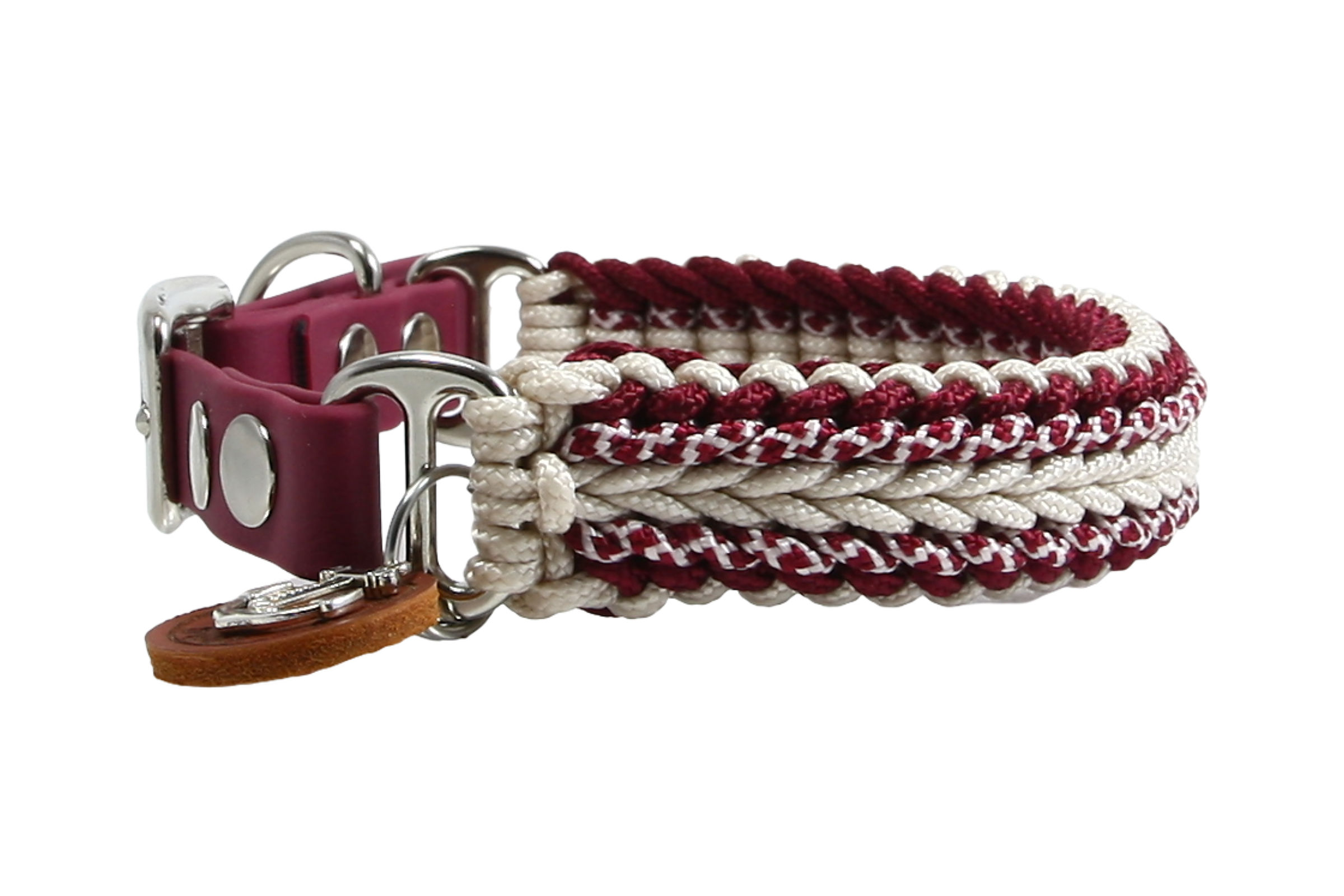 Paracord Hundehalsband Laturelle X-I für kleine Hunde