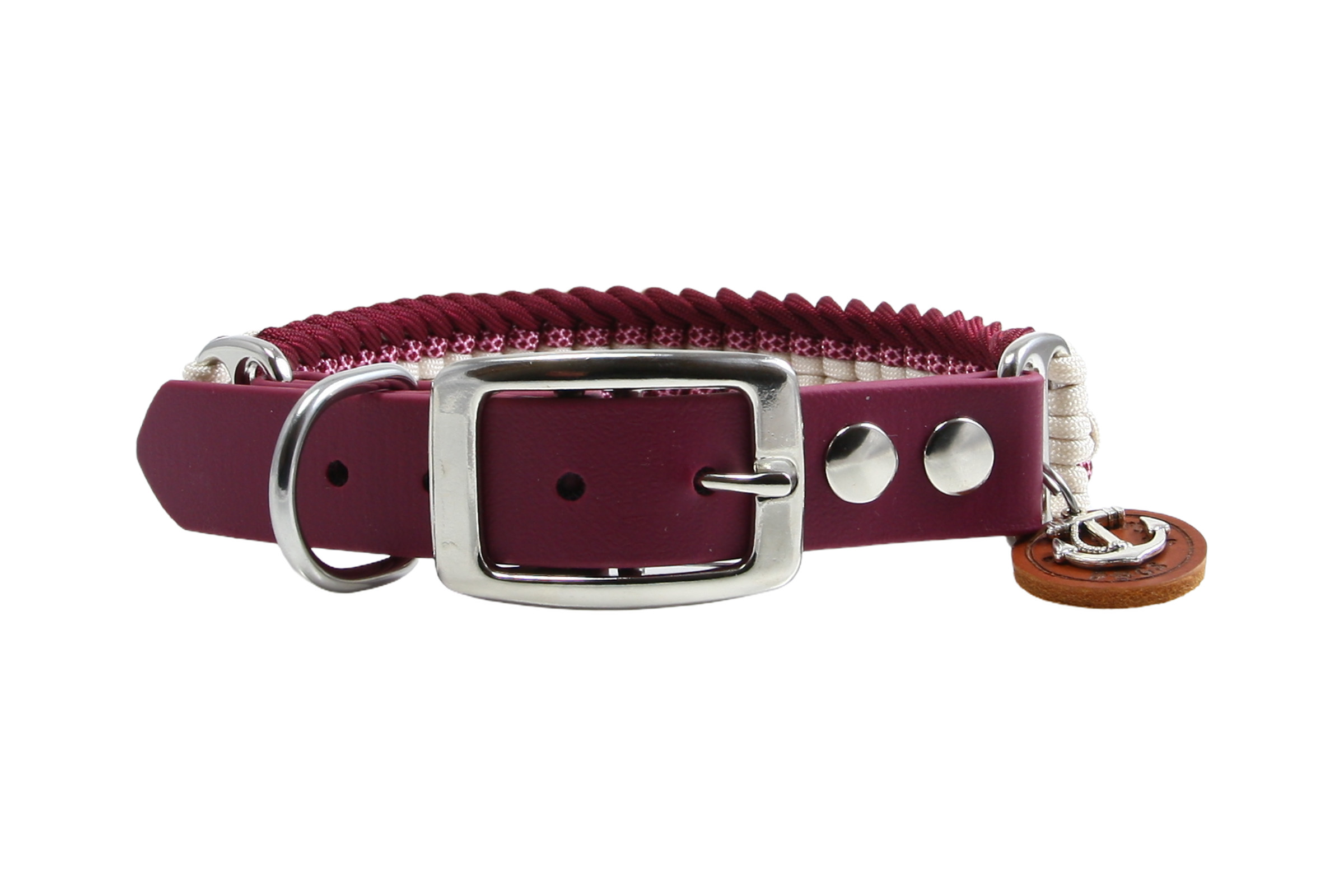 Paracord Hundehalsband Laturelle X-III für mittelgroße und große Hunde  