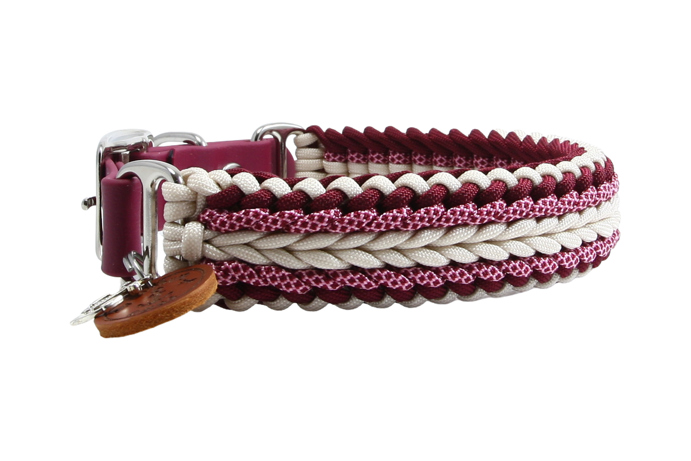 Paracord Hundehalsband Laturelle X-III für mittelgroße und große Hunde  