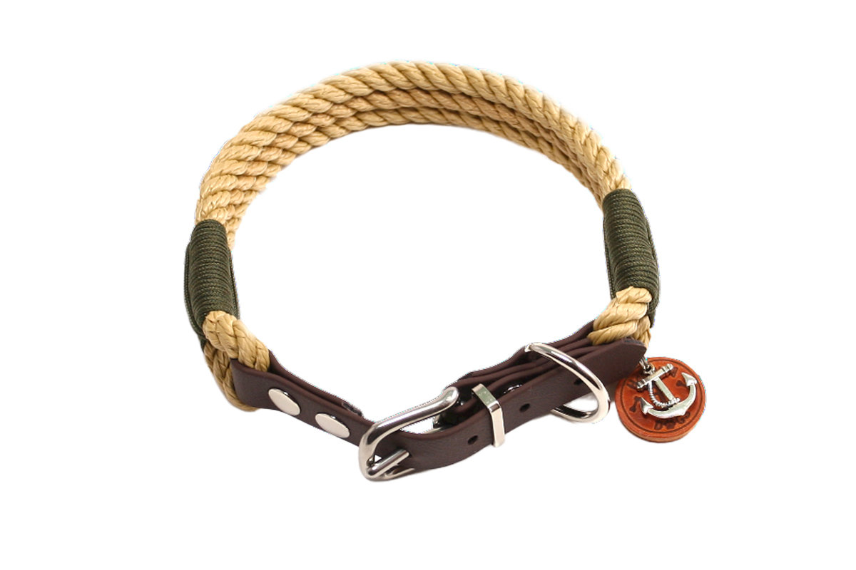 Halsband Bootsmann Sylt beige olive drab