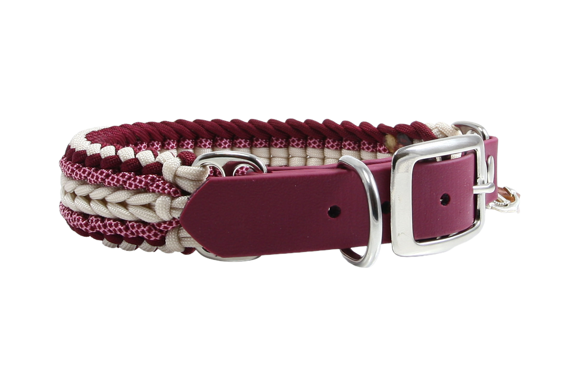 Paracord Hundehalsband Laturelle X-III für mittelgroße und große Hunde  