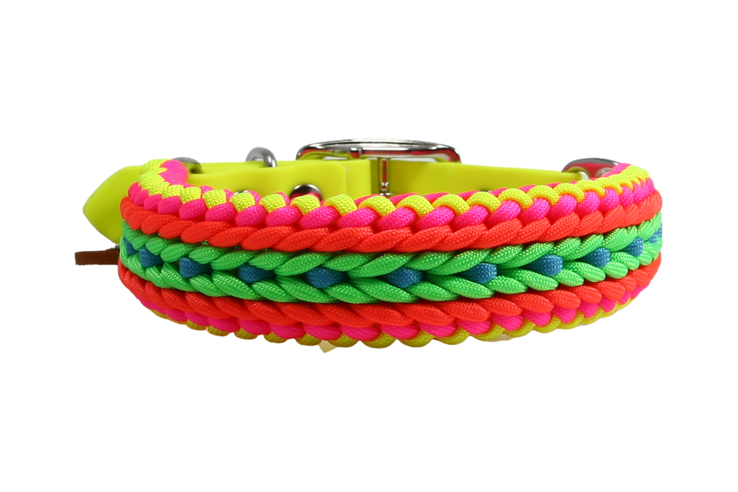Paracord Hundehalsband Neolette X-III für mittelgroße und große Hunde  