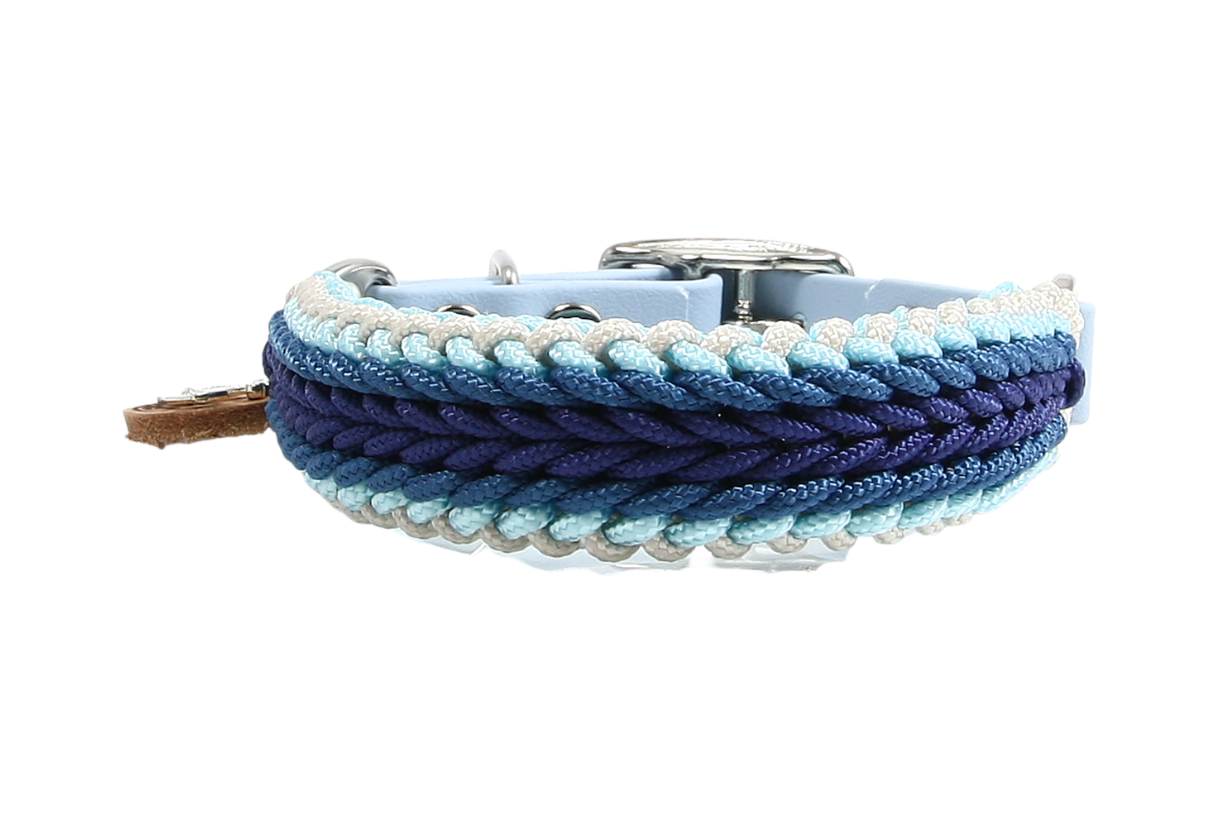 Paracord Hundehalsband Azurac X-II für mittelgroße Hunde